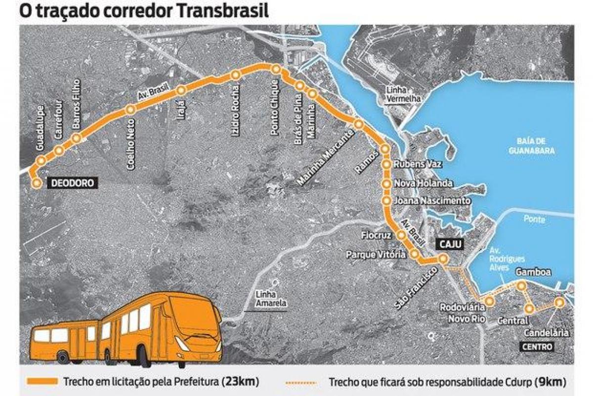 Карта на BRT TransBrasil