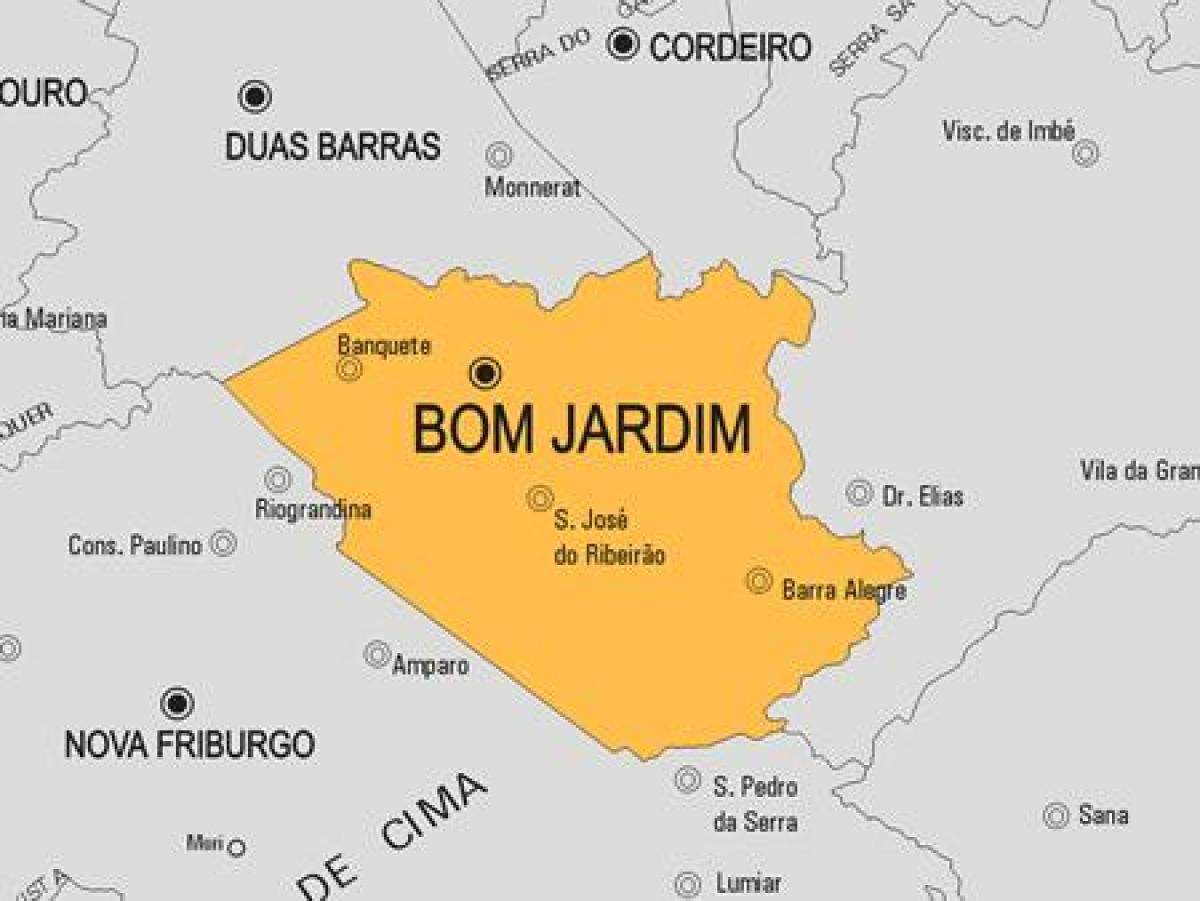 Карта на Бум Jardim општината