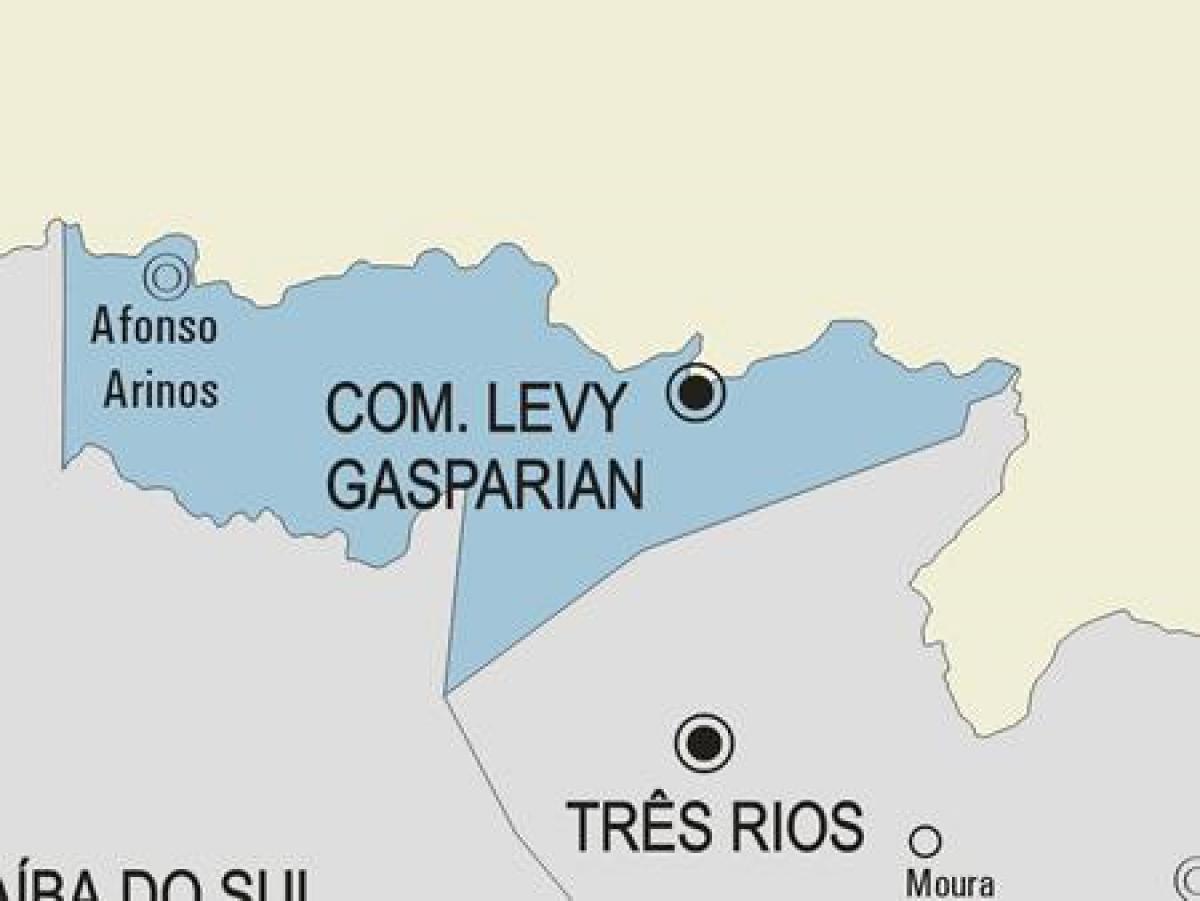 Карта на Казимиро де Abreu општината