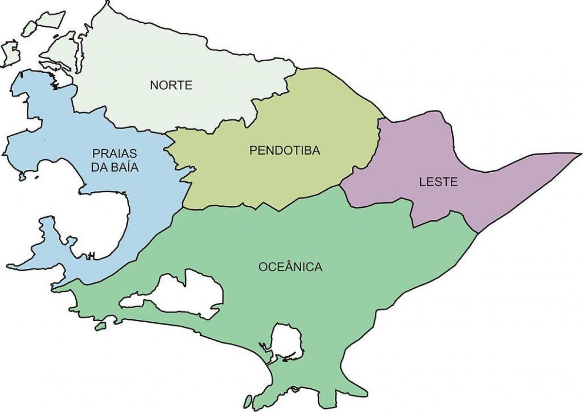 Карта на Регионите Niterói