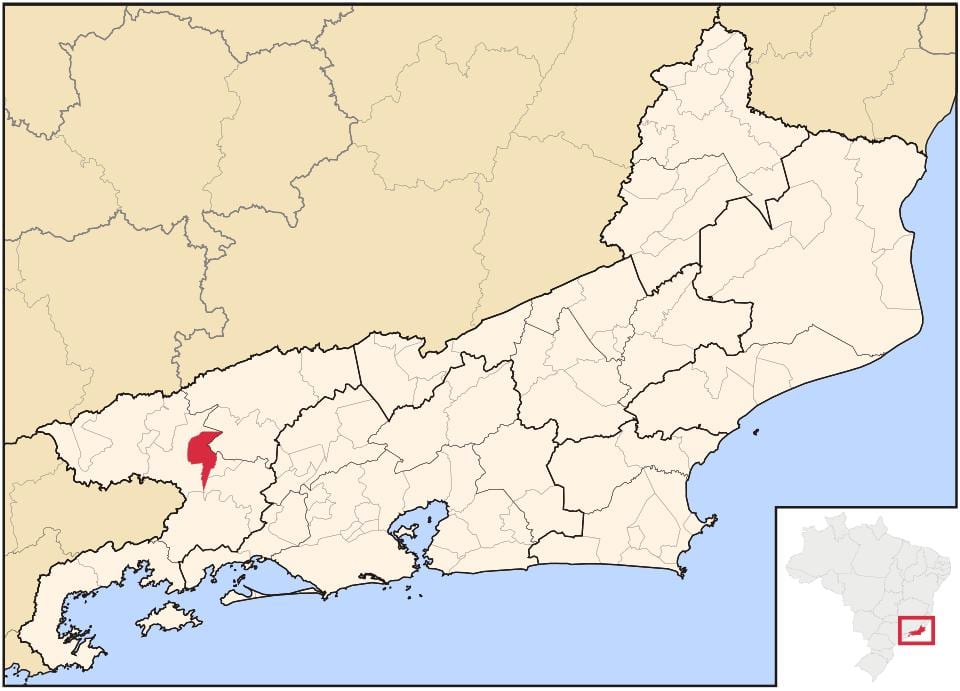 Карта на Волта Redonda