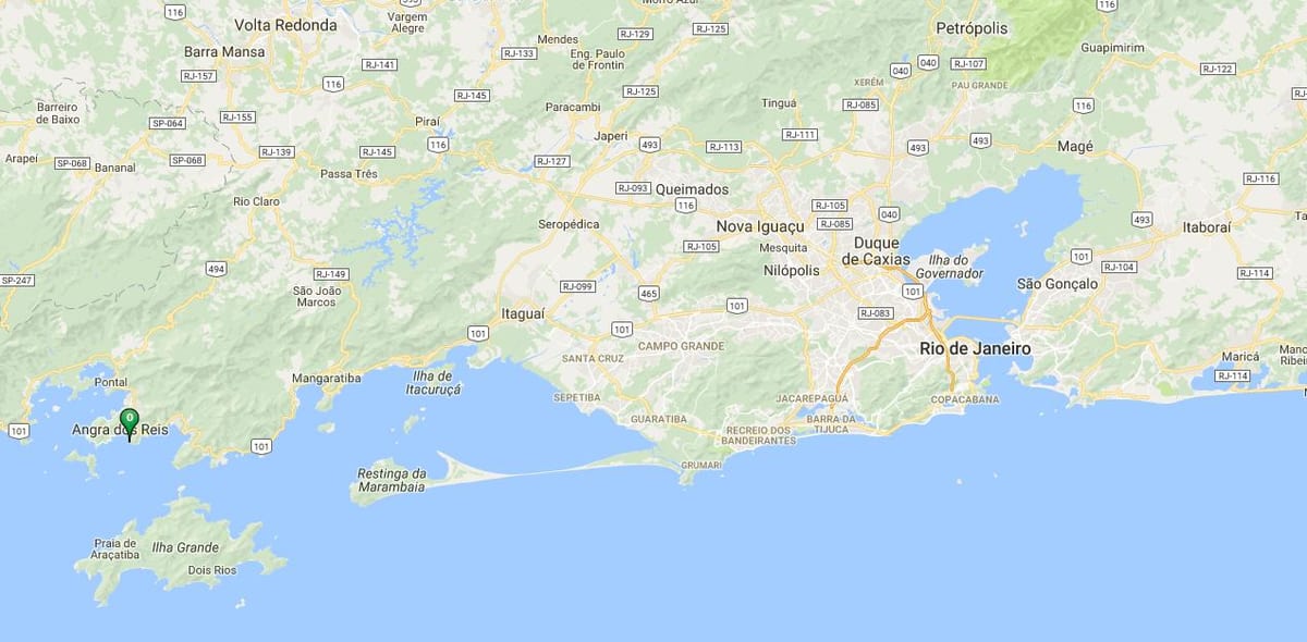 Карта на плажа Dentro