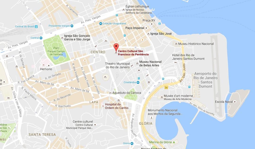 Карта на Сао Франциско де Penitencia