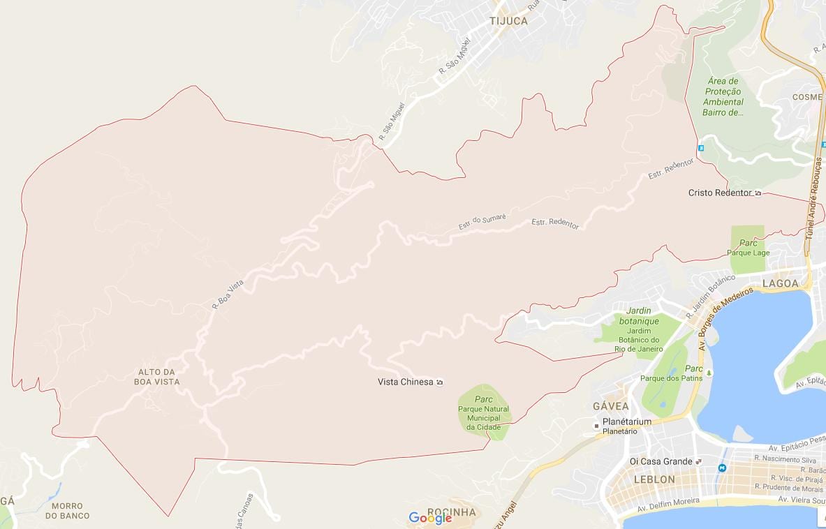 Карта на Alto da Boa Vista