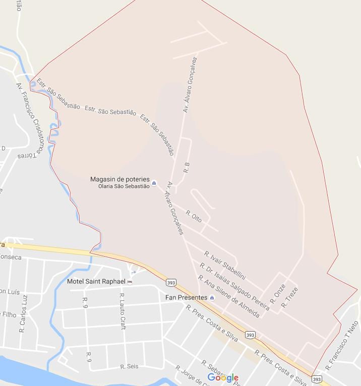 Карта на Bairro де Fátima