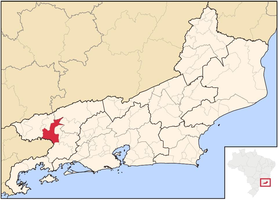 Карта на Barra Mansa