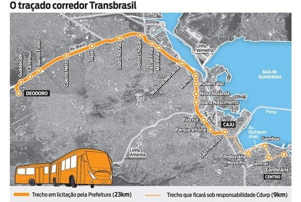 Карта на BRT TransBrasil