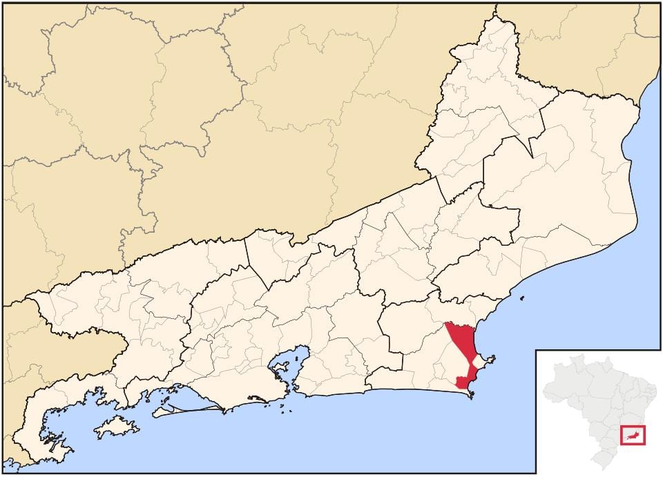Карта на Cabo Frio