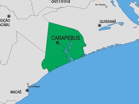 Карта на Campos dos Goytacazes општината