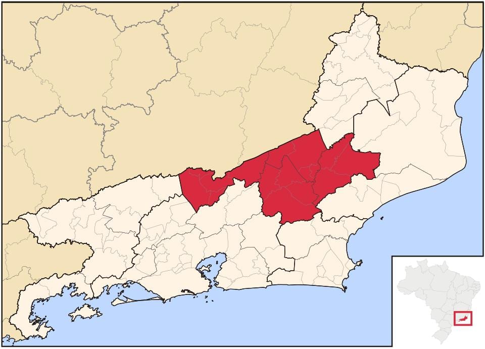 Карта на Centro Fluminense
