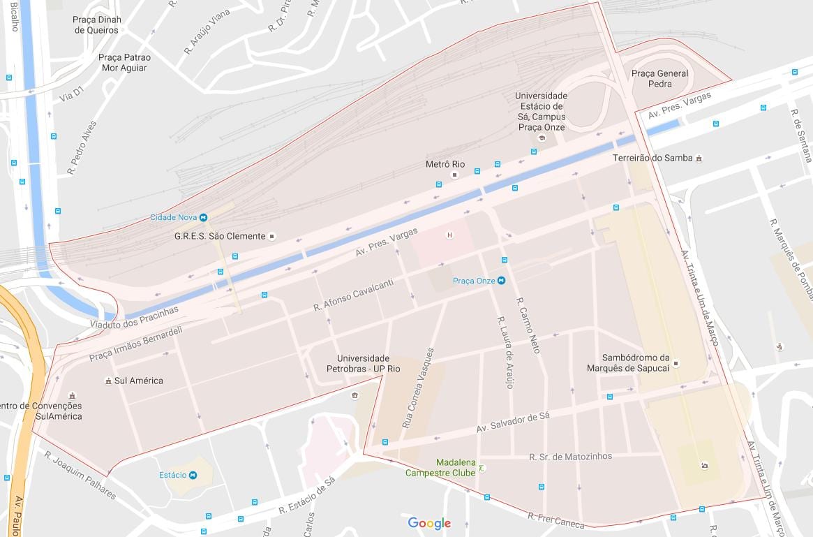 Карта на Nova Cidade