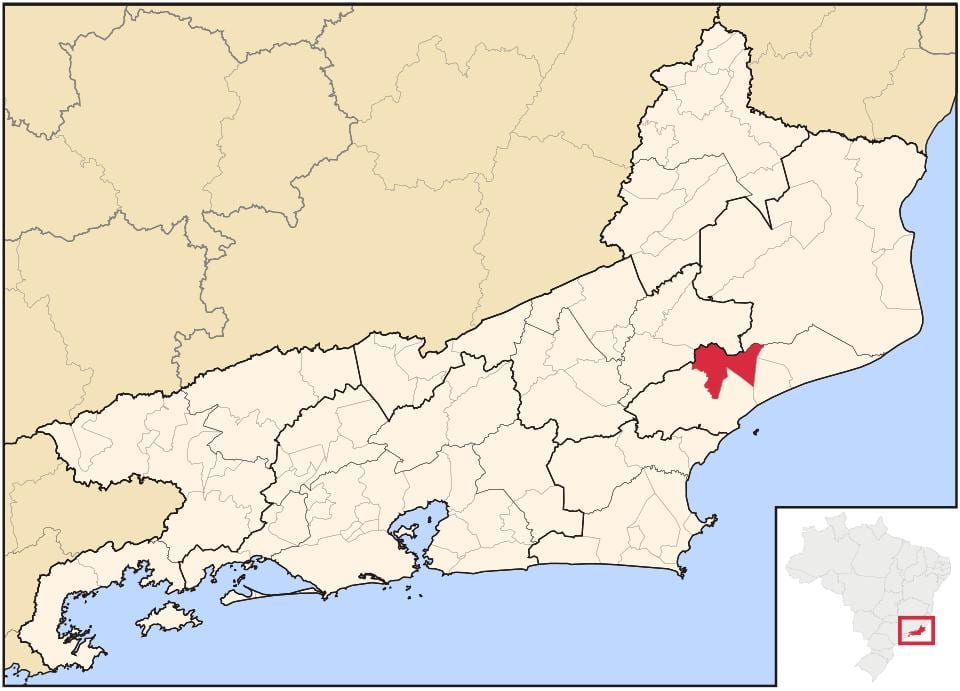 Карта на Conceição де Macabu