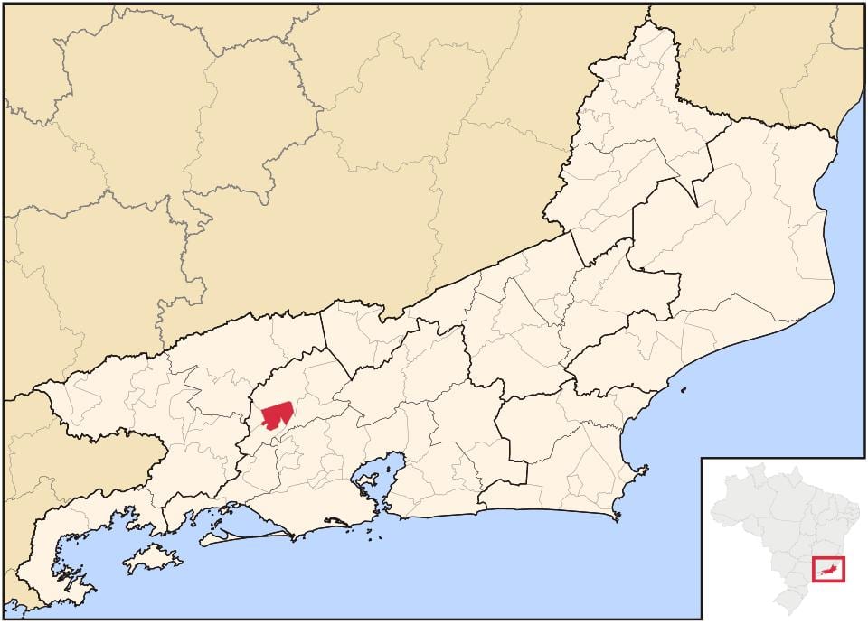 Карта на Engenheiro Паоло де Frontin