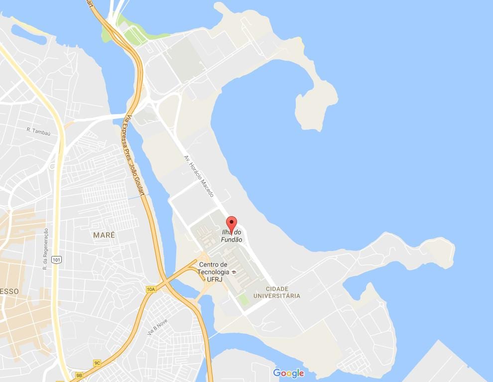 Карта на Fundão