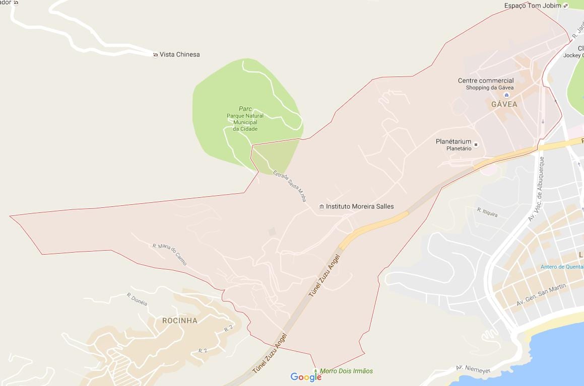 Карта на Gávea