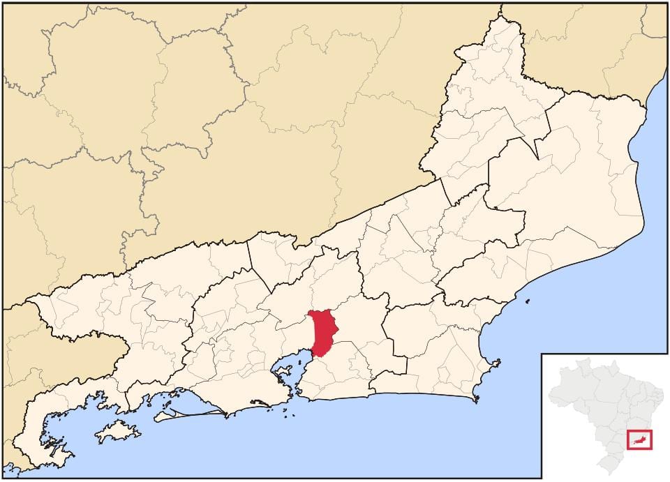 Карта на Guapimirim