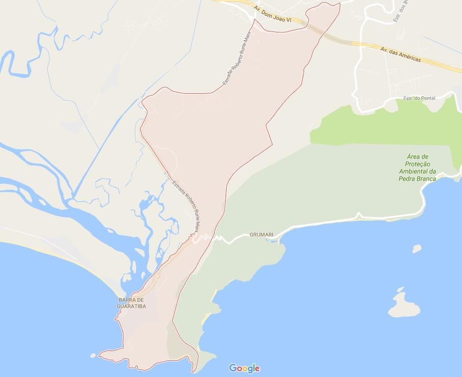 Карта на Guaratiba