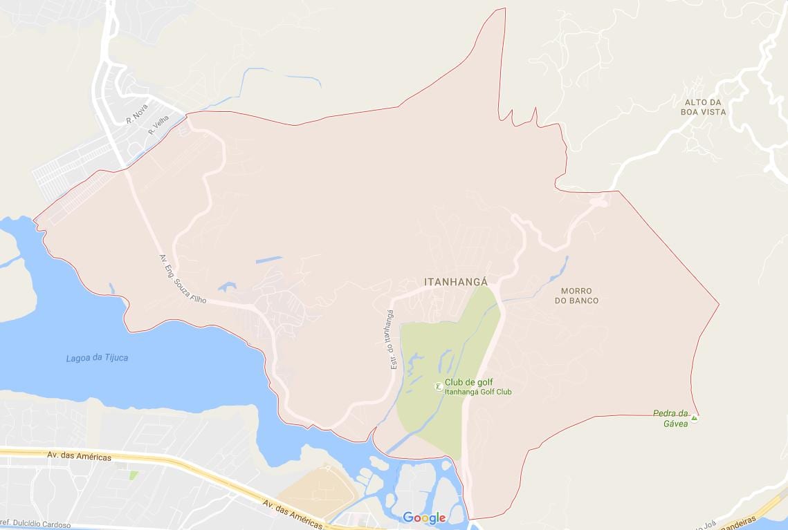 Карта на Itanhangá
