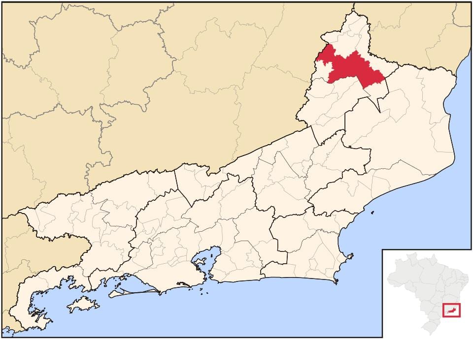 Карта на Itaperuna