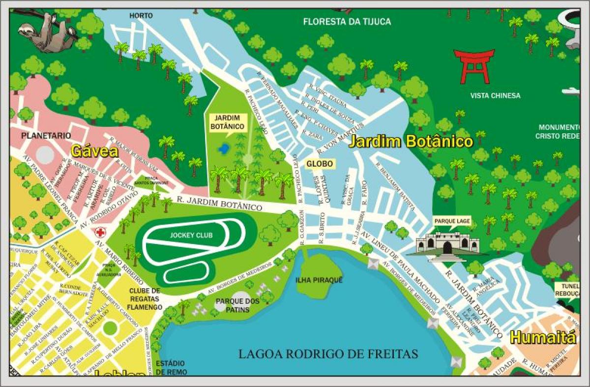 Карта на Џокеј Клуб Brasileiro