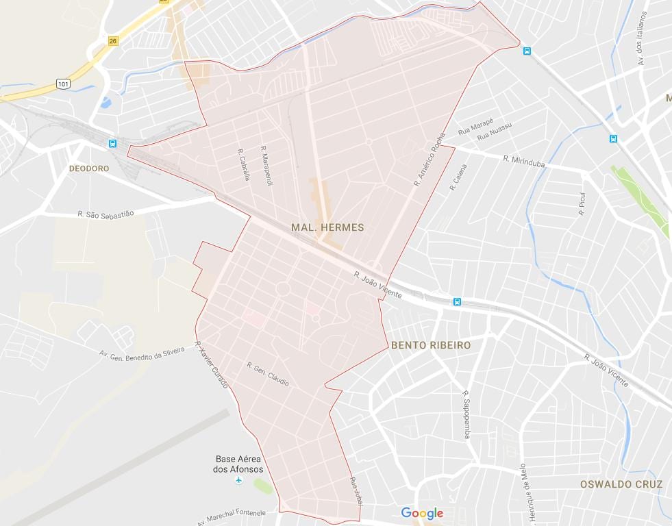 Карта на Marechal Хермес