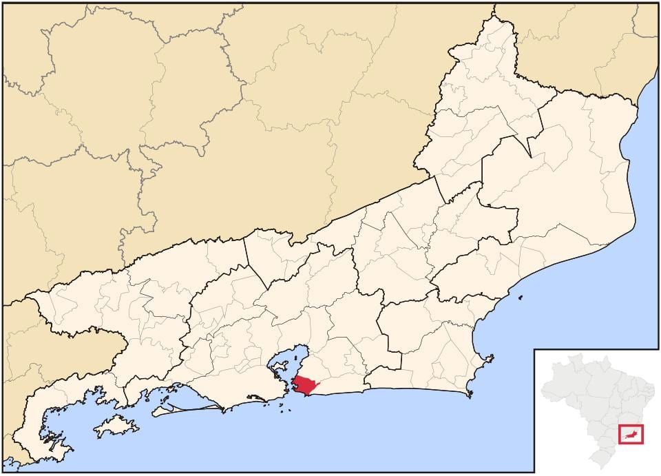 Карта на Niterói