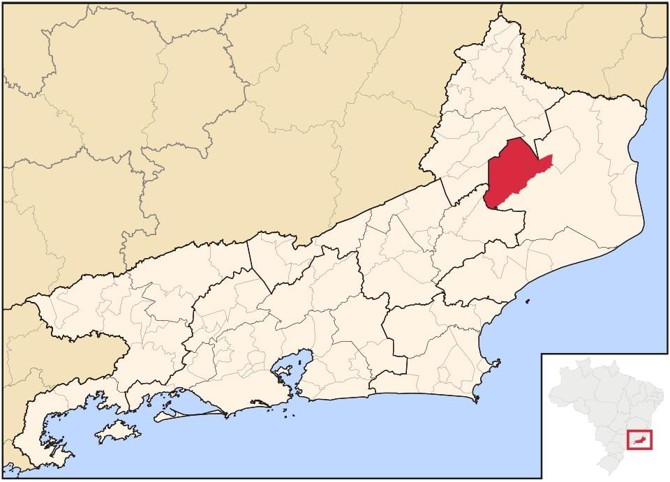 Карта на São Fidélis