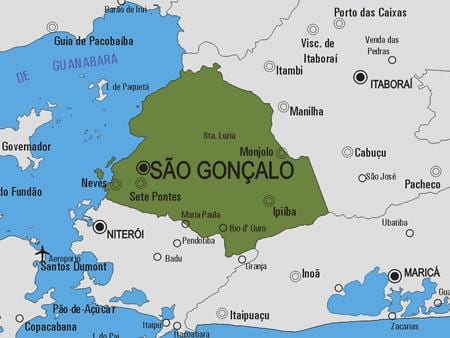 Карта на São Gonçalo општината