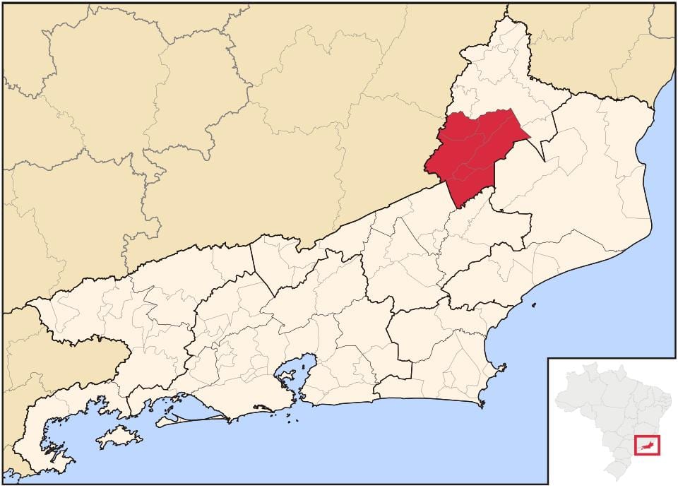 Карта на Santo Antônio де Pádua