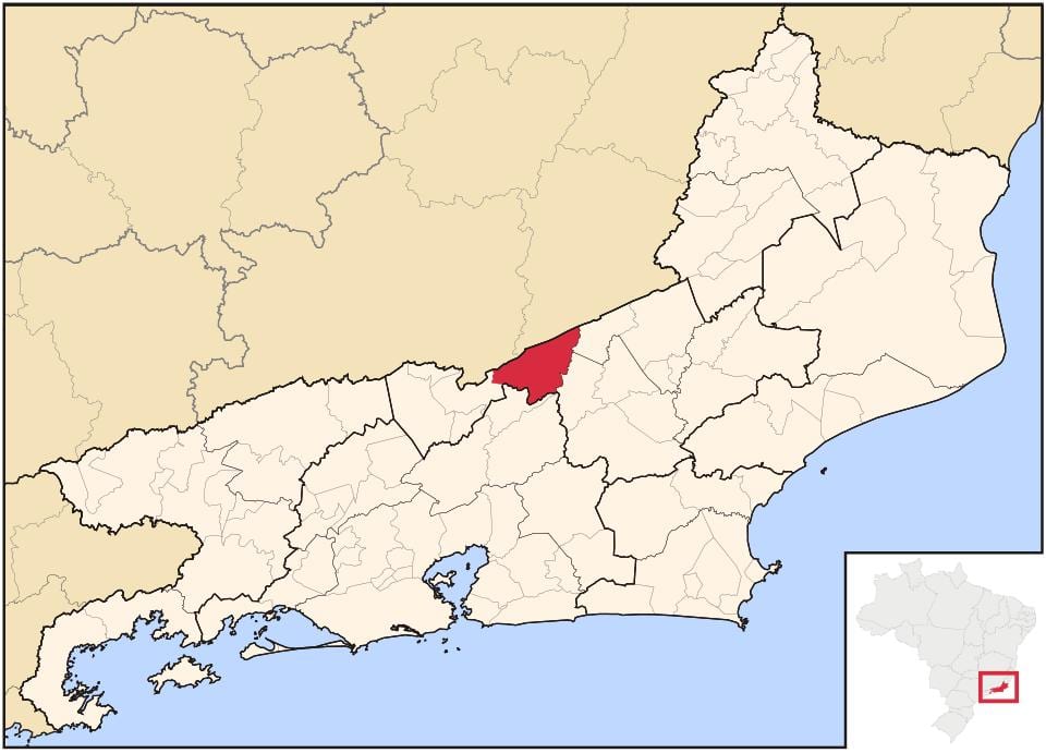 Карта на Sapucaia