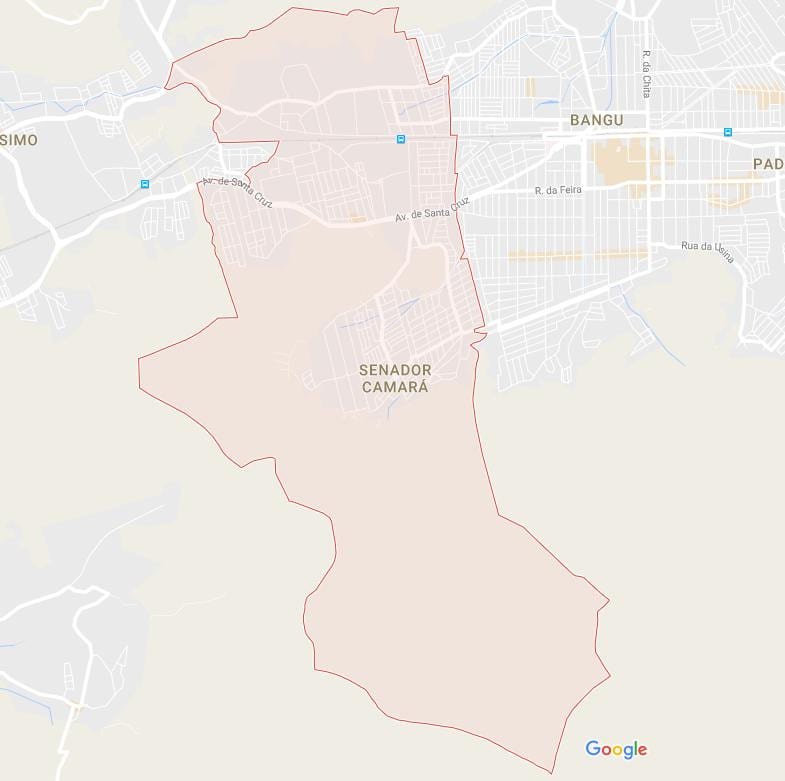 Карта на Senador Camará