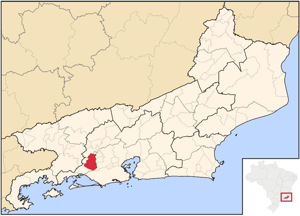 Карта на Seropédica