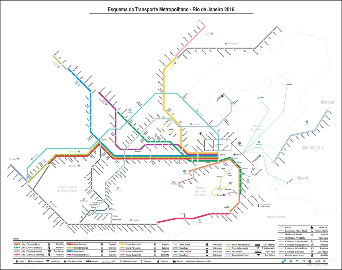Карта на SuperVia