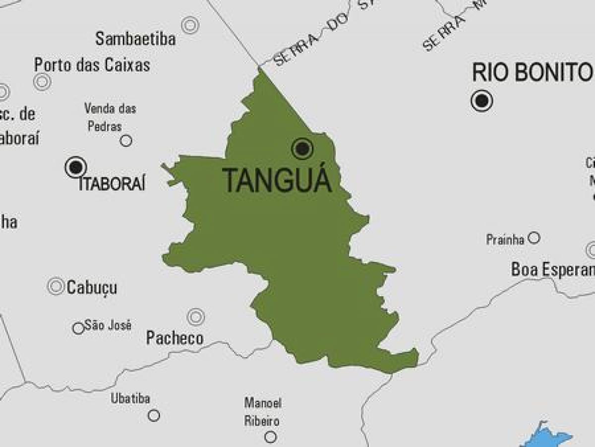 Карта на општина Tanguá