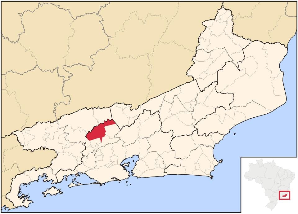 Карта на Vassouras