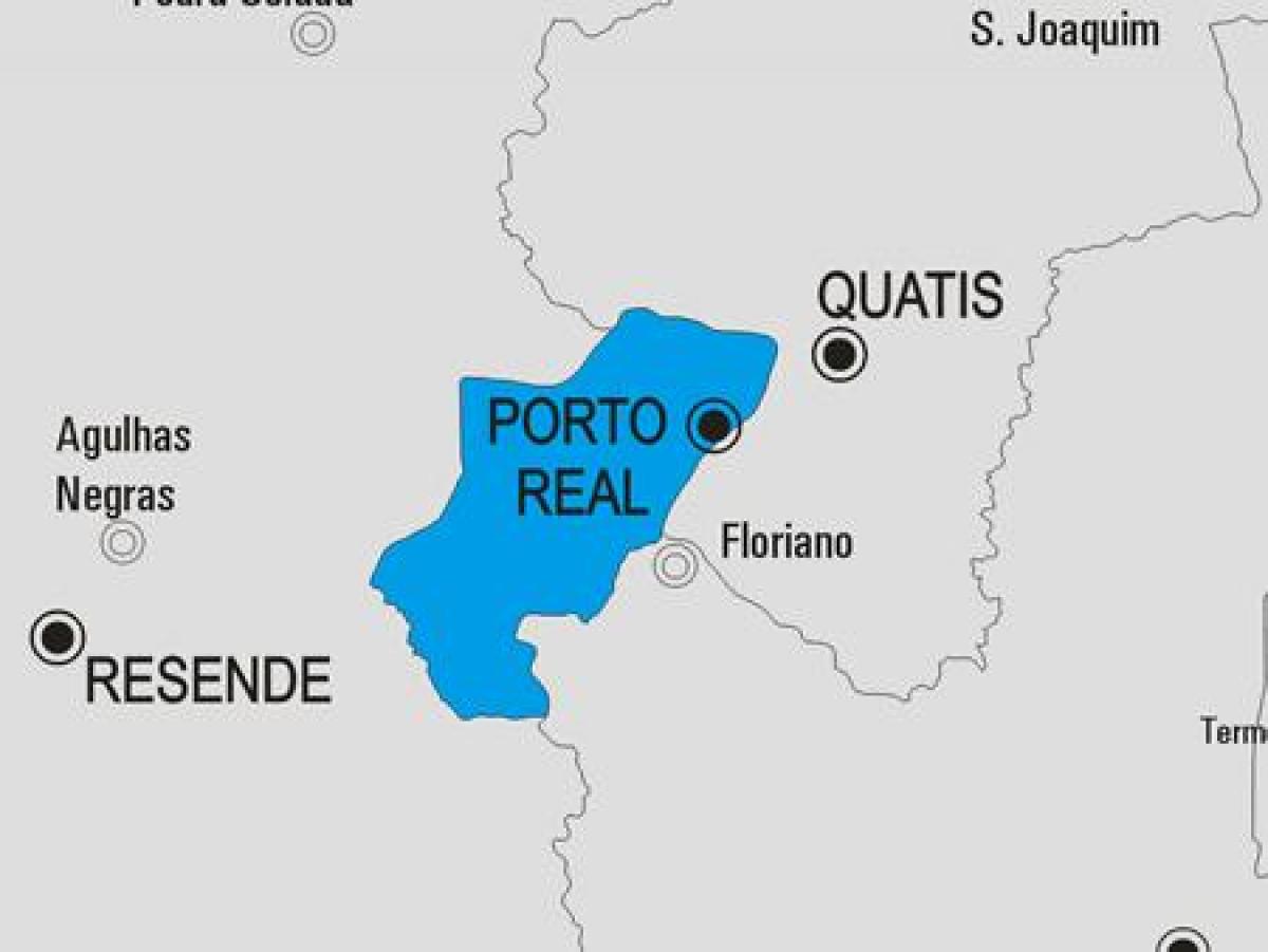 Мапа на Порто Вистински општината