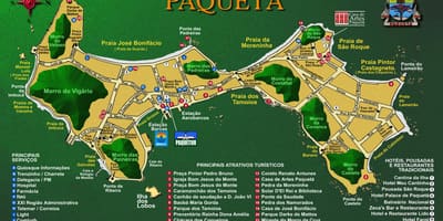 Карта на Île de Paquetá