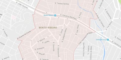 Карта на Бенто Ribeiro
