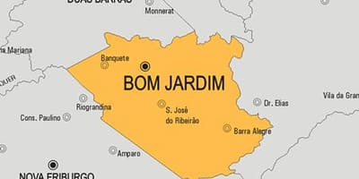 Карта на Бум Jardim општината