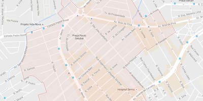 Мапа на Вила da Penha