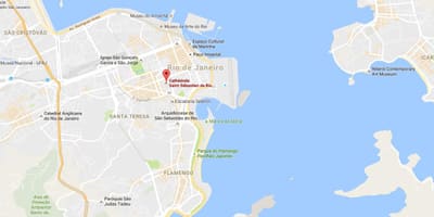 Карта на Метрополитенска Катедрала на Свети Себастијан