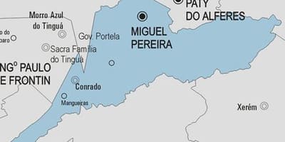 Карта на Мигел Pereira општината
