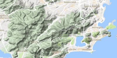 Карта на олеснување Рио де Жанеиро