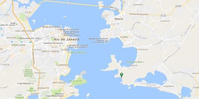 Карта на плажа Форте Imbuí