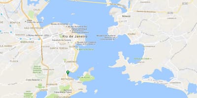 Карта на плажа Botafogo