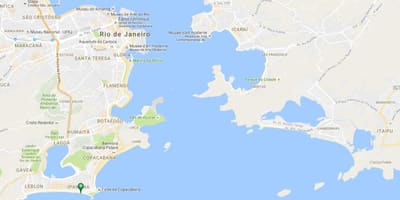 Карта на плажа Ipanema