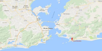 Карта на плажа Itacoatiara