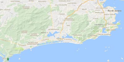 Карта на плажа Perigoso
