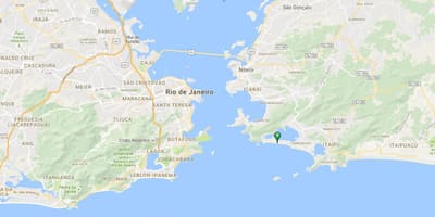 Карта на плажа Piratininga