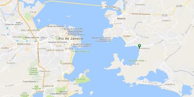 Карта на плажа São Франциско